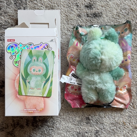POP MART Labubu Big Into Energy “SERENITY” Keychain –100% Authentic -OPEN BOX-1 - Picture 2 of 2